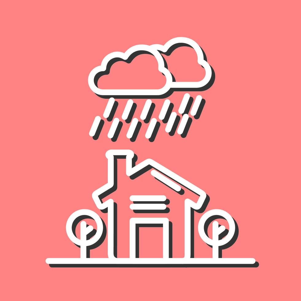 Rain Vector Icon