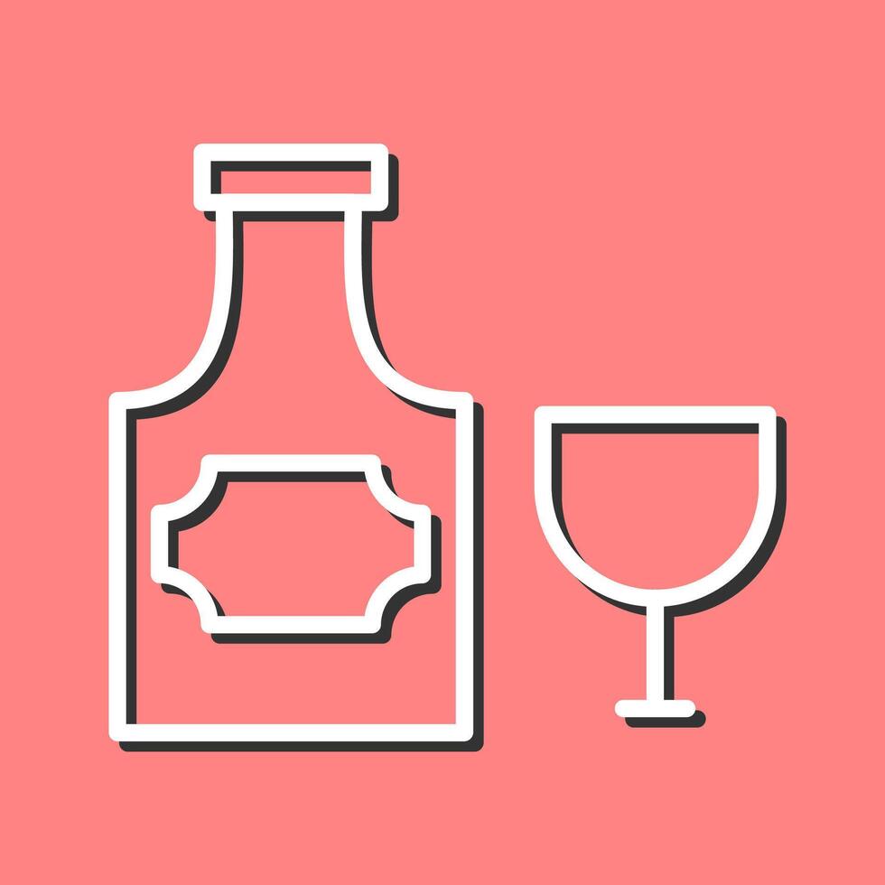 Bottle of Rum Vector Icon