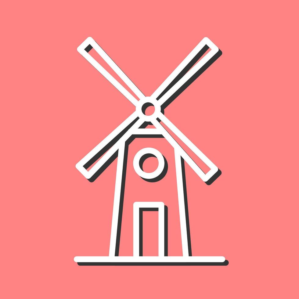 Windmill Vector Icon