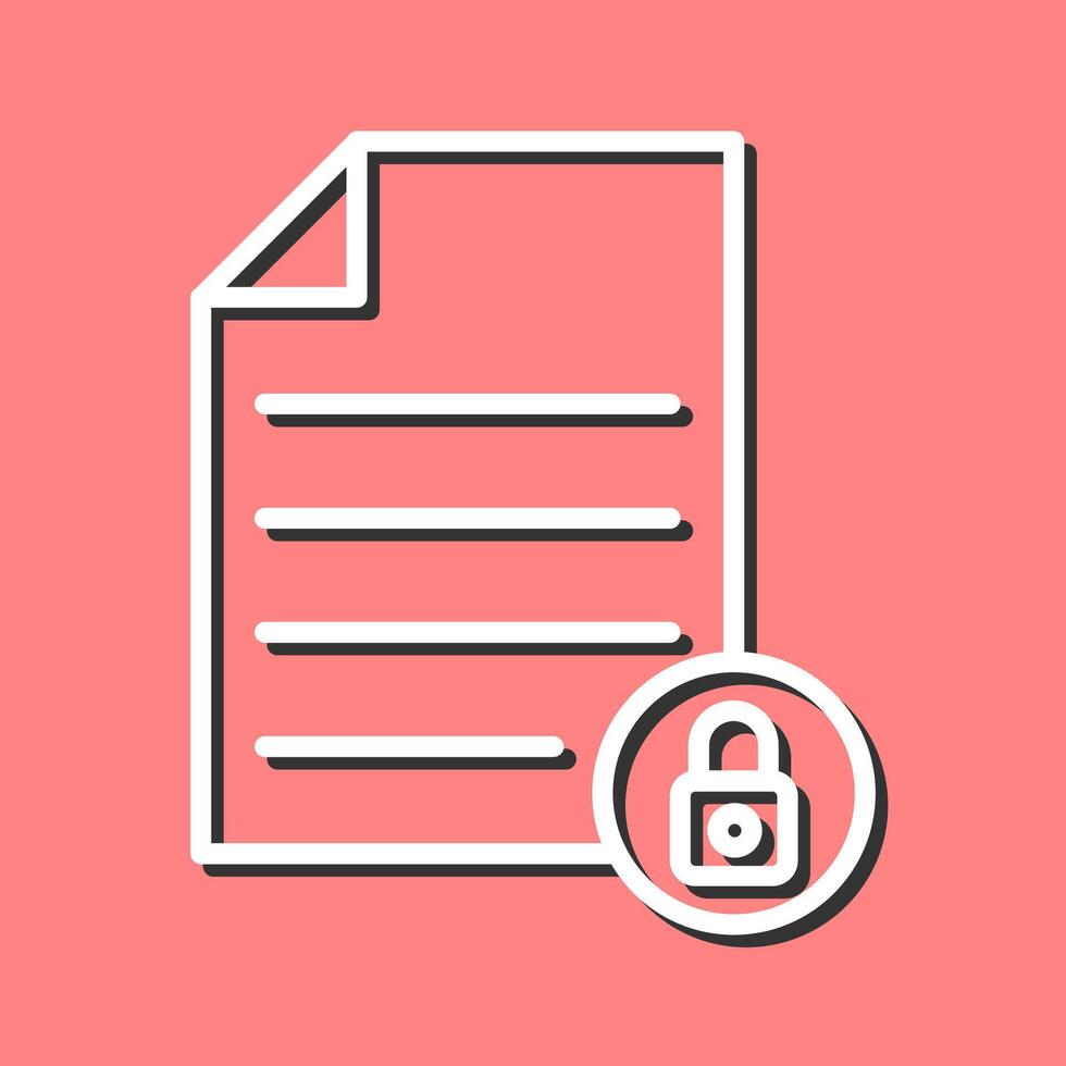 Private Document Vector Icon