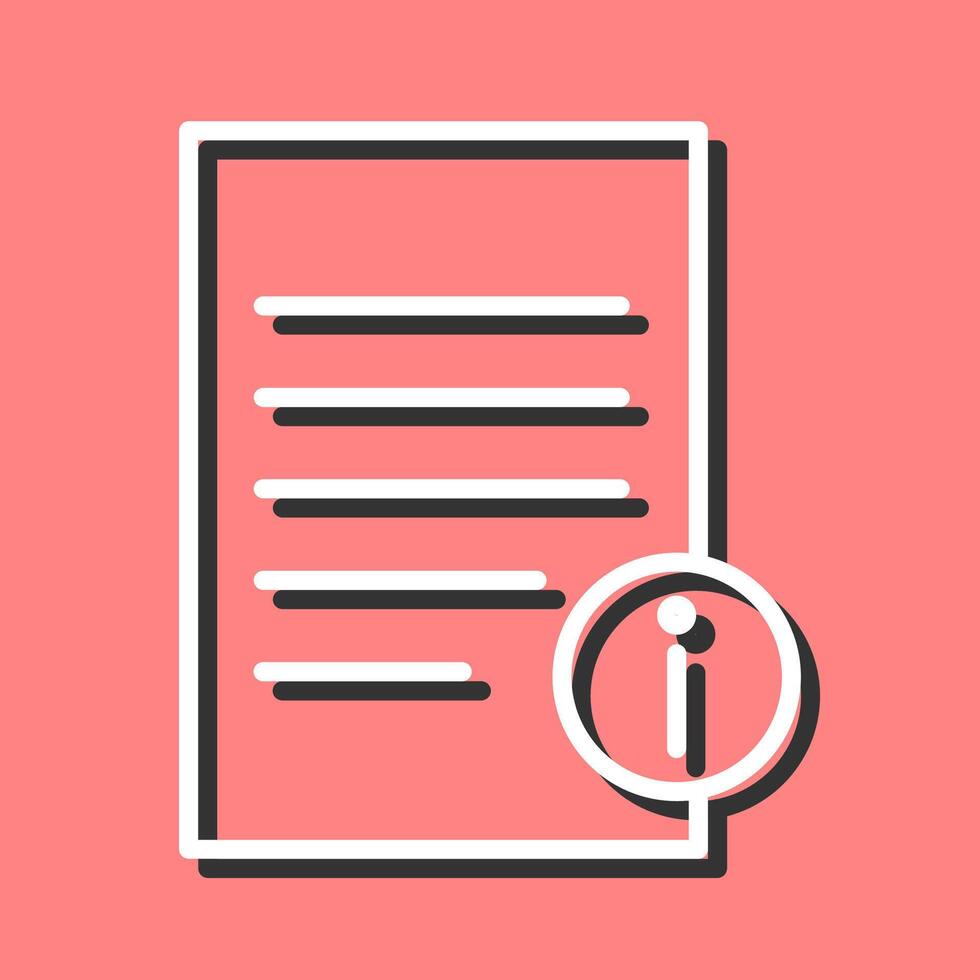 Information Document Vector Icon