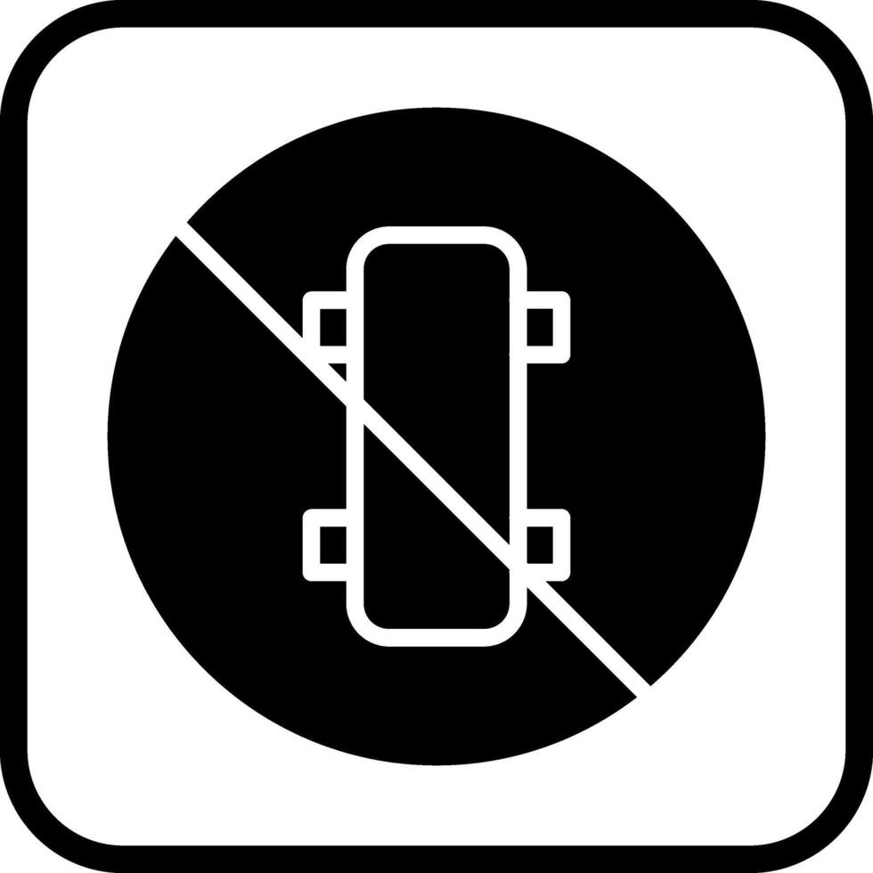 No Skating Vector Icon