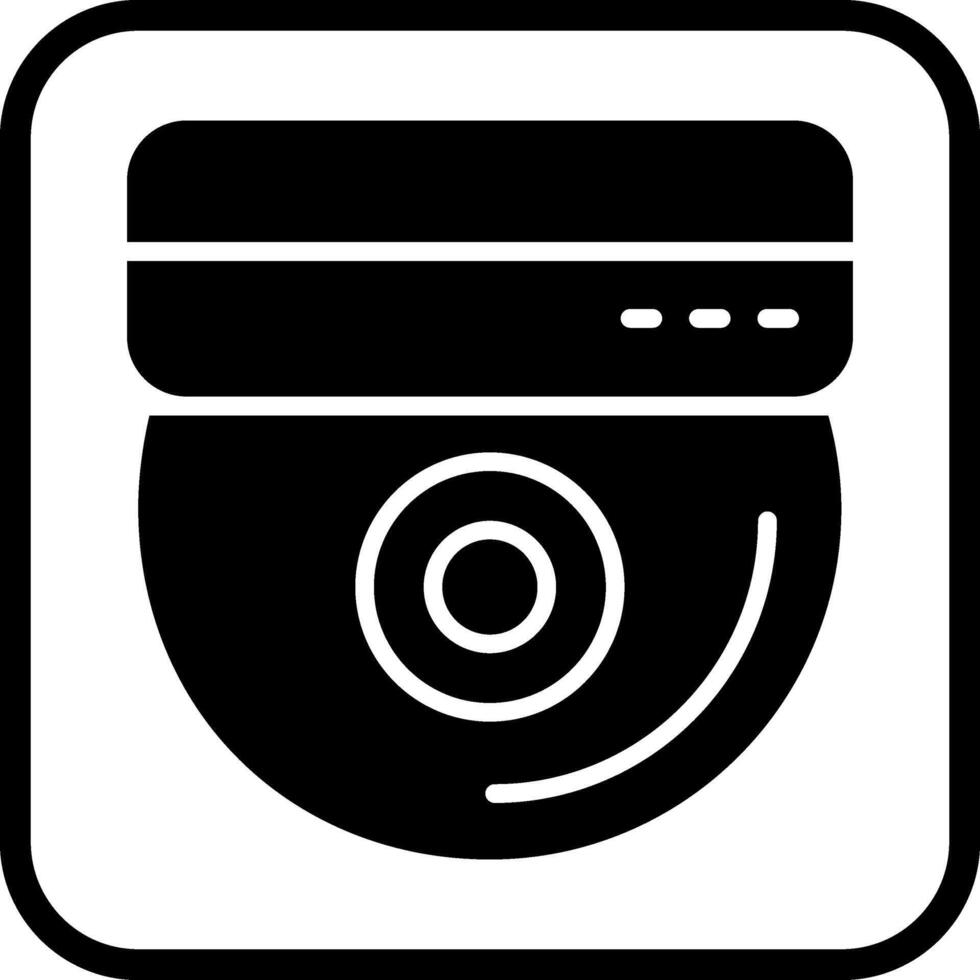 icono de vector de cámara cctv