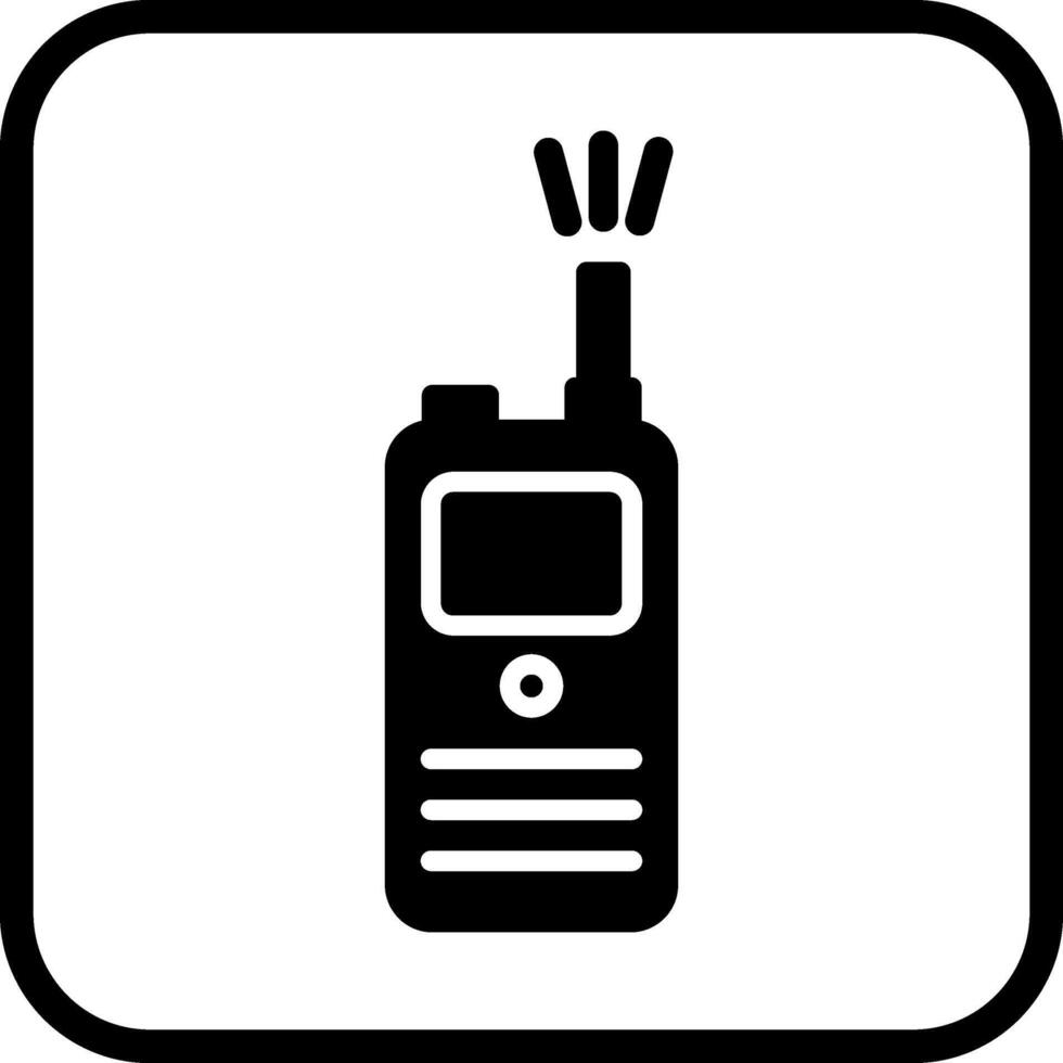 Walkie Talkie Vector Icon