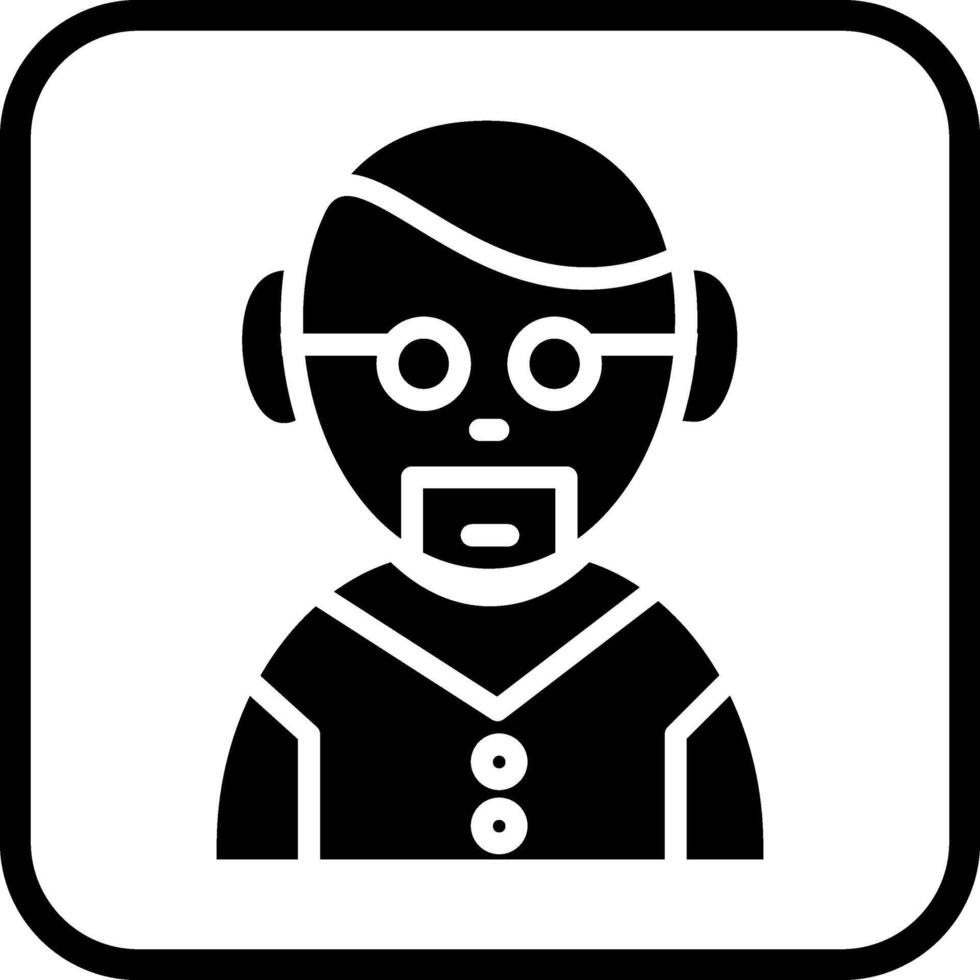 Male Professor Vector Icon