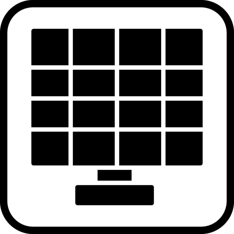 Solar Panel II Vector Icon