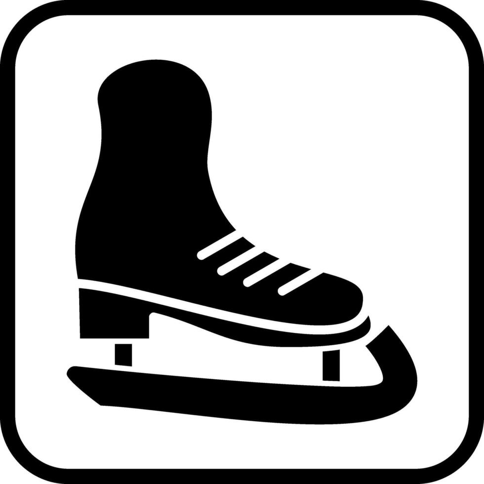 patines, vector, icono vector