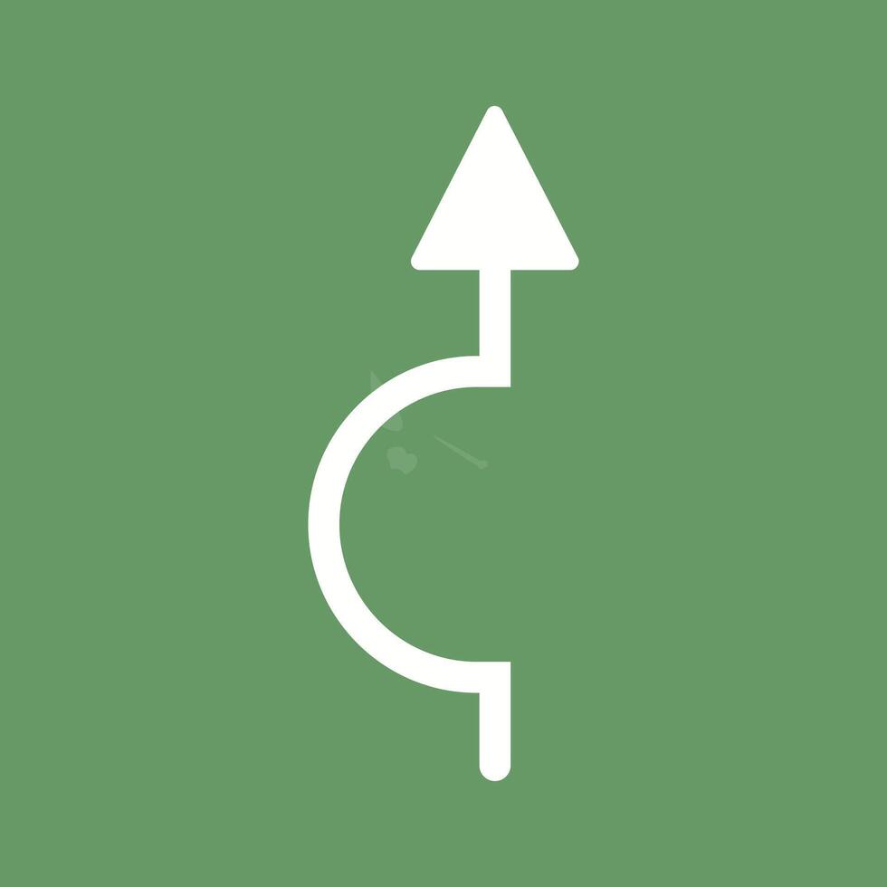 Arrow Pointing Up Vector Icon