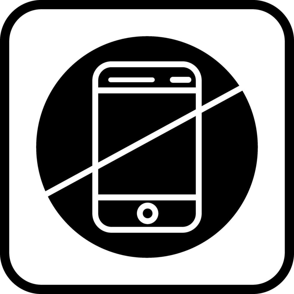 No Cell Phones Vector Icon