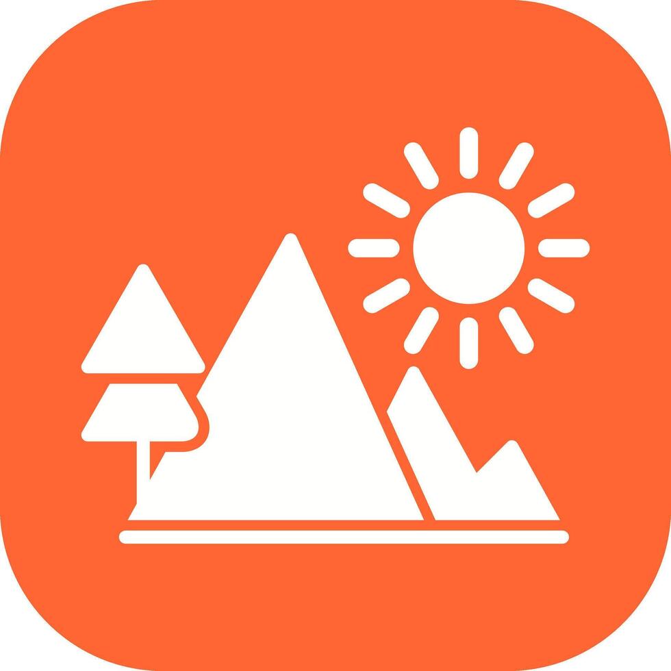 Mountain Vector Icon