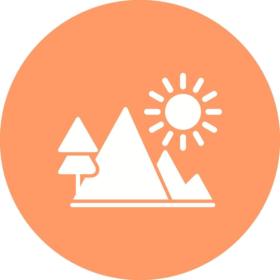 Mountain Vector Icon