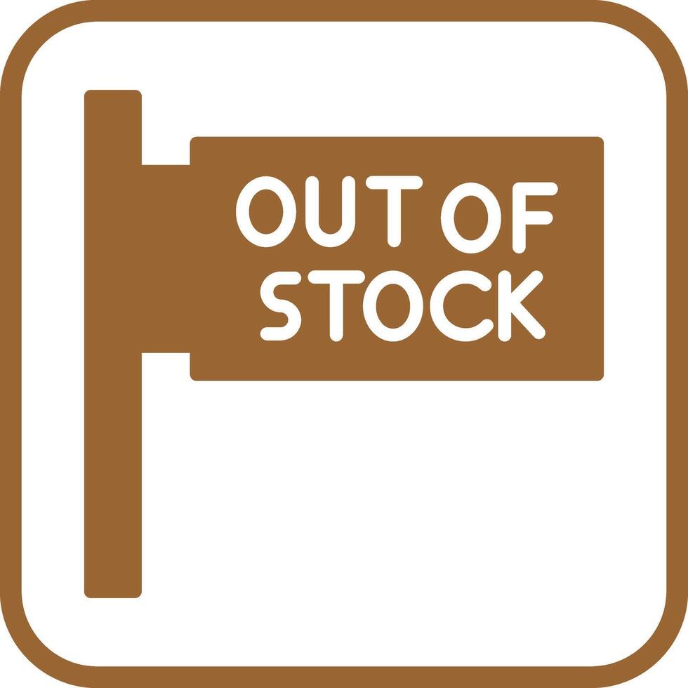 Out of Stock Vector Icon