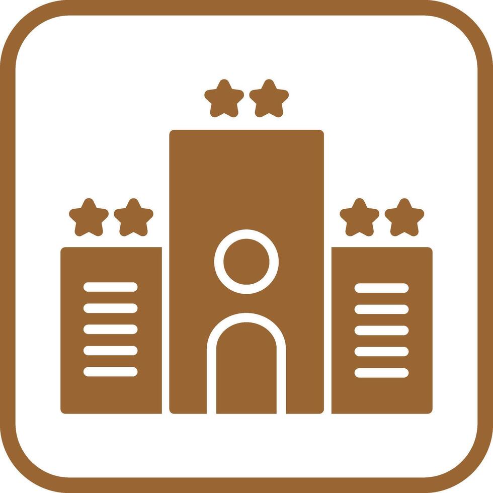 icono de vector de hotel