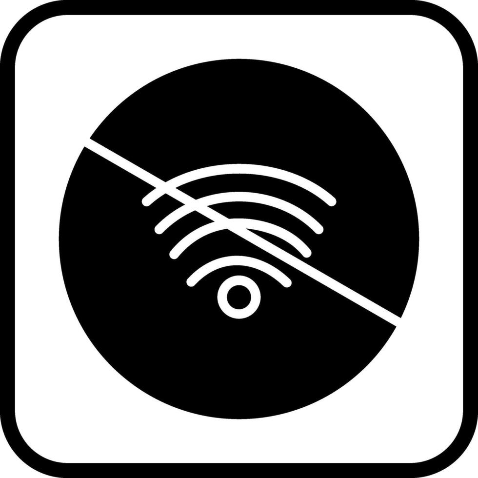 sin icono de vector wifi