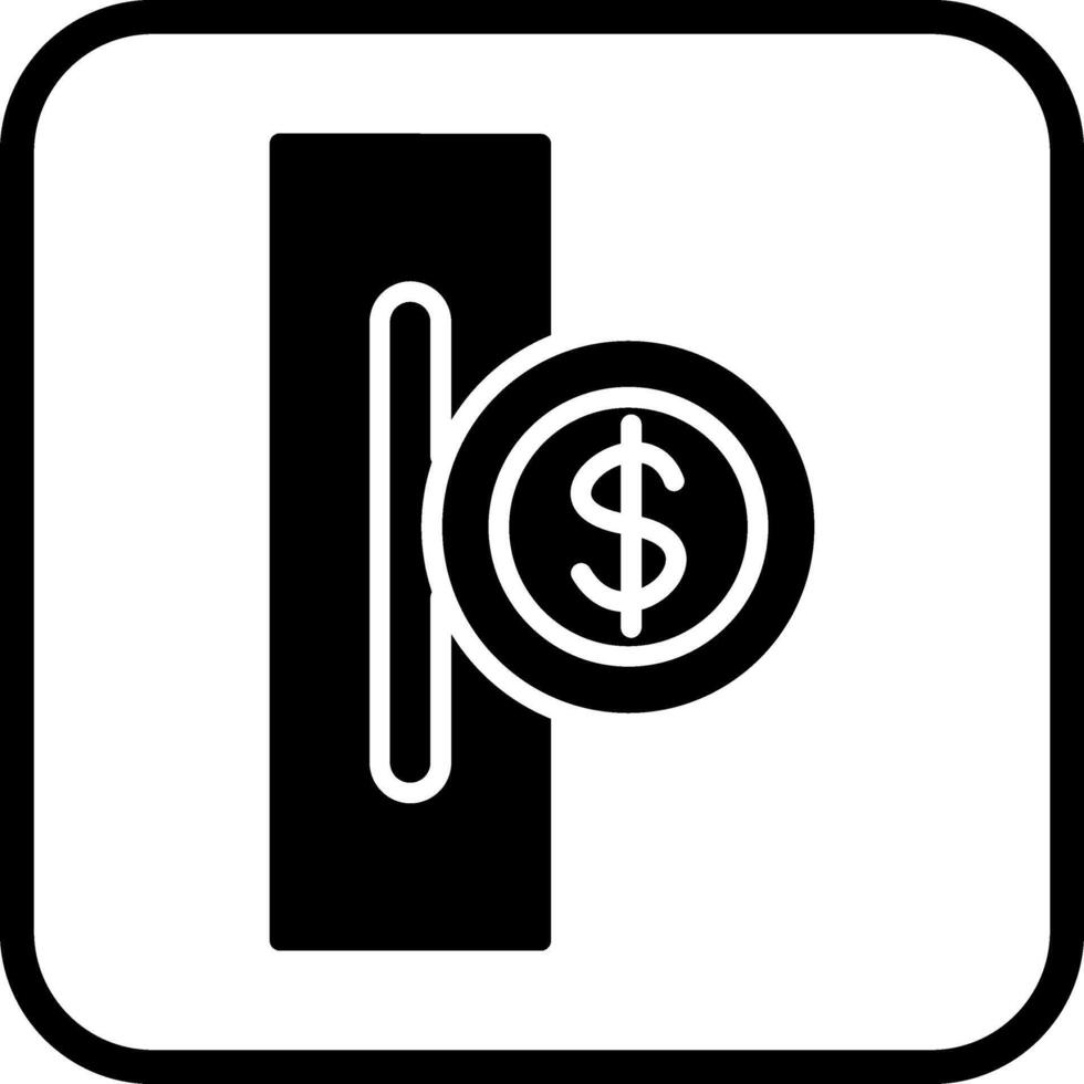 Slot for Coins Vector Icon