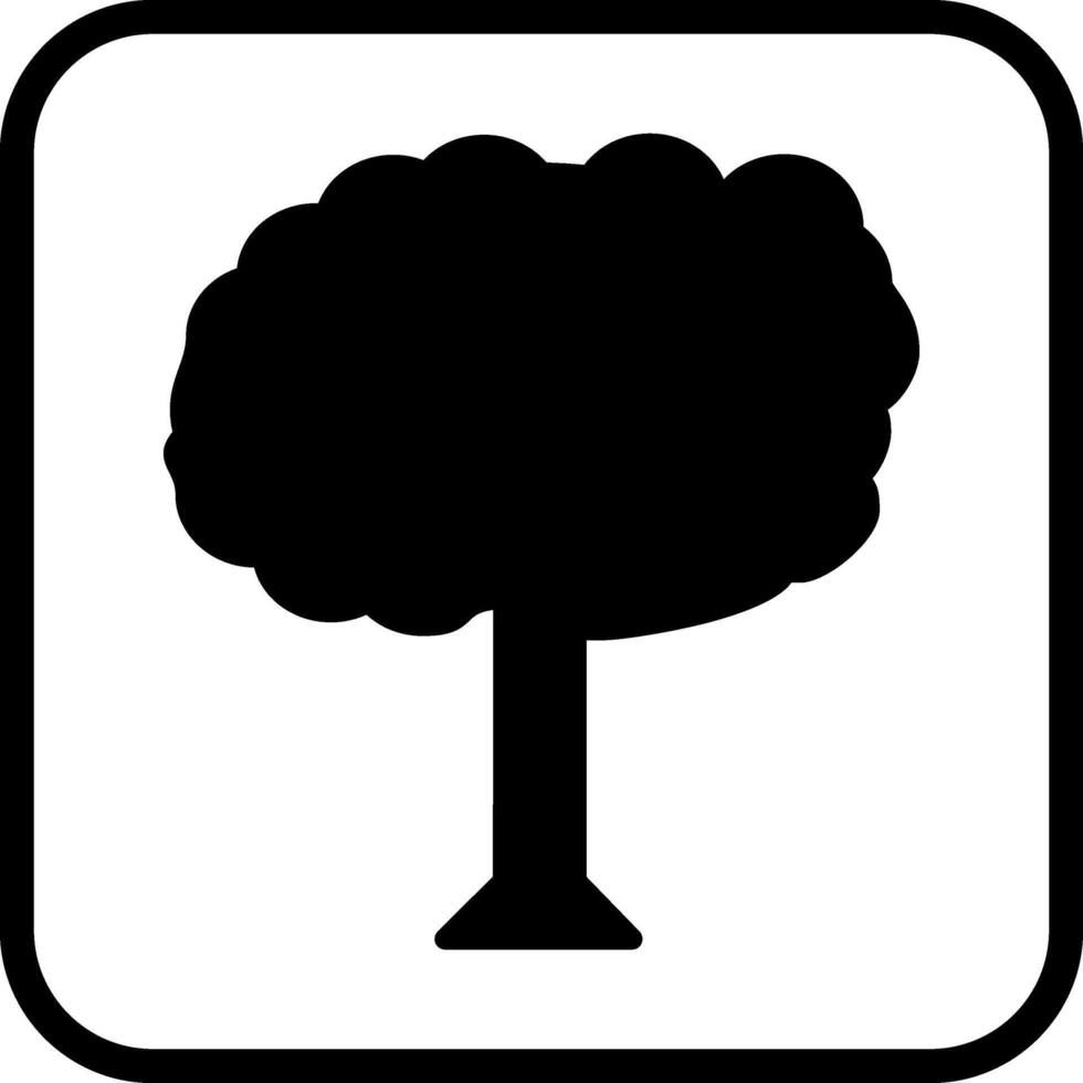 icono de vector de árbol