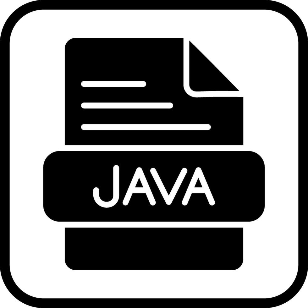 icono de vector de java