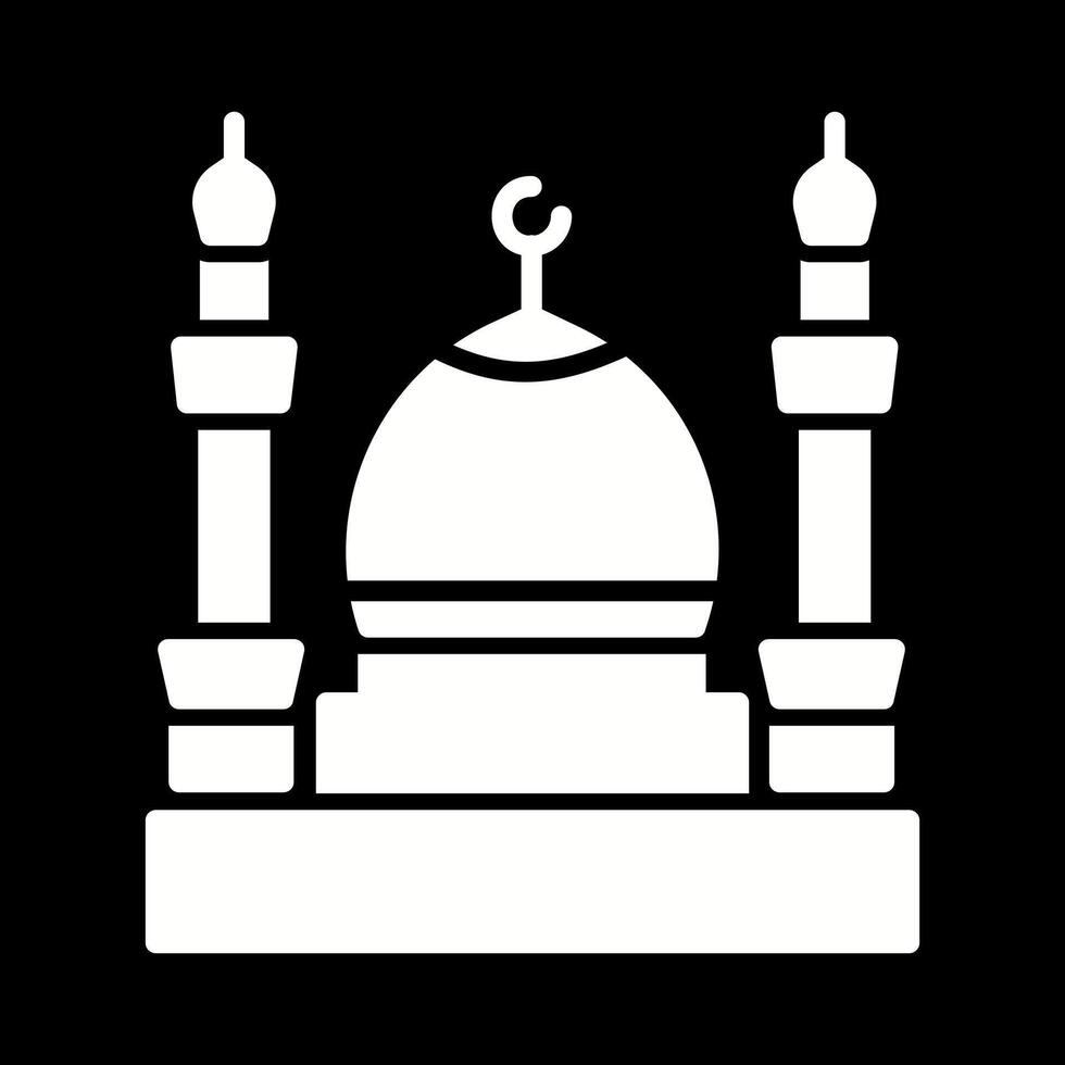 icono de vector de mezquita