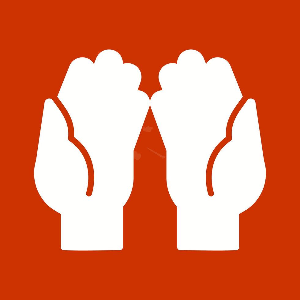 Praying Hands Vector Icon