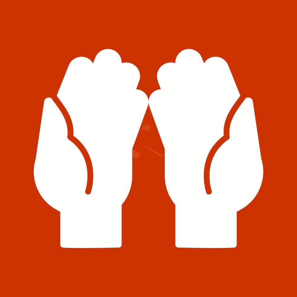 Praying Hands Vector Icon