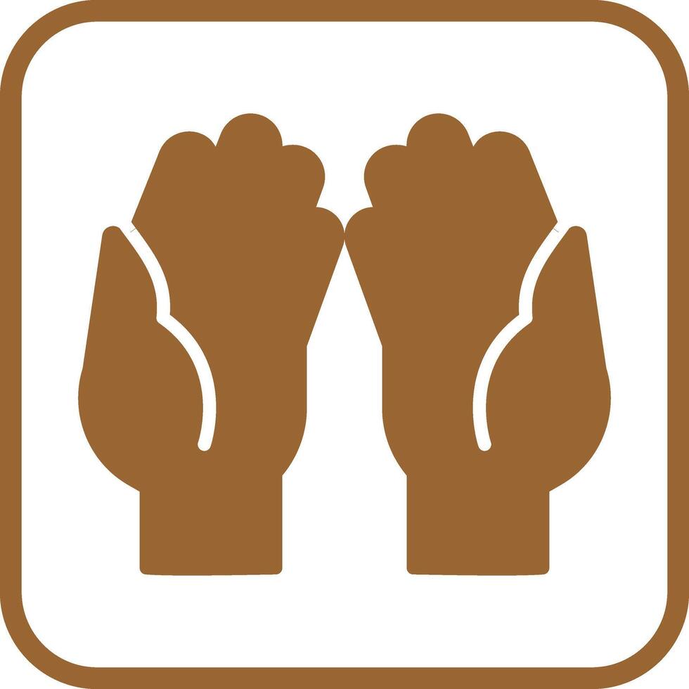 Praying Hands Vector Icon