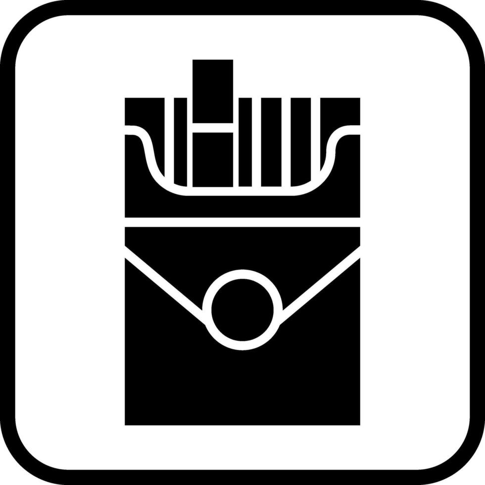 Cigarette Pack Vector Icon