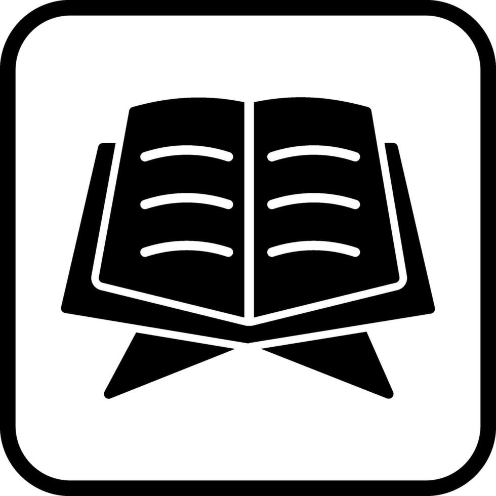 icono de vector de libro sagrado