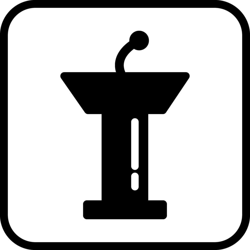 Podium Vector Icon