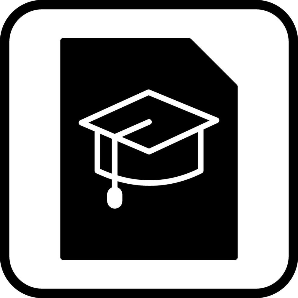 icono de vector de graduación