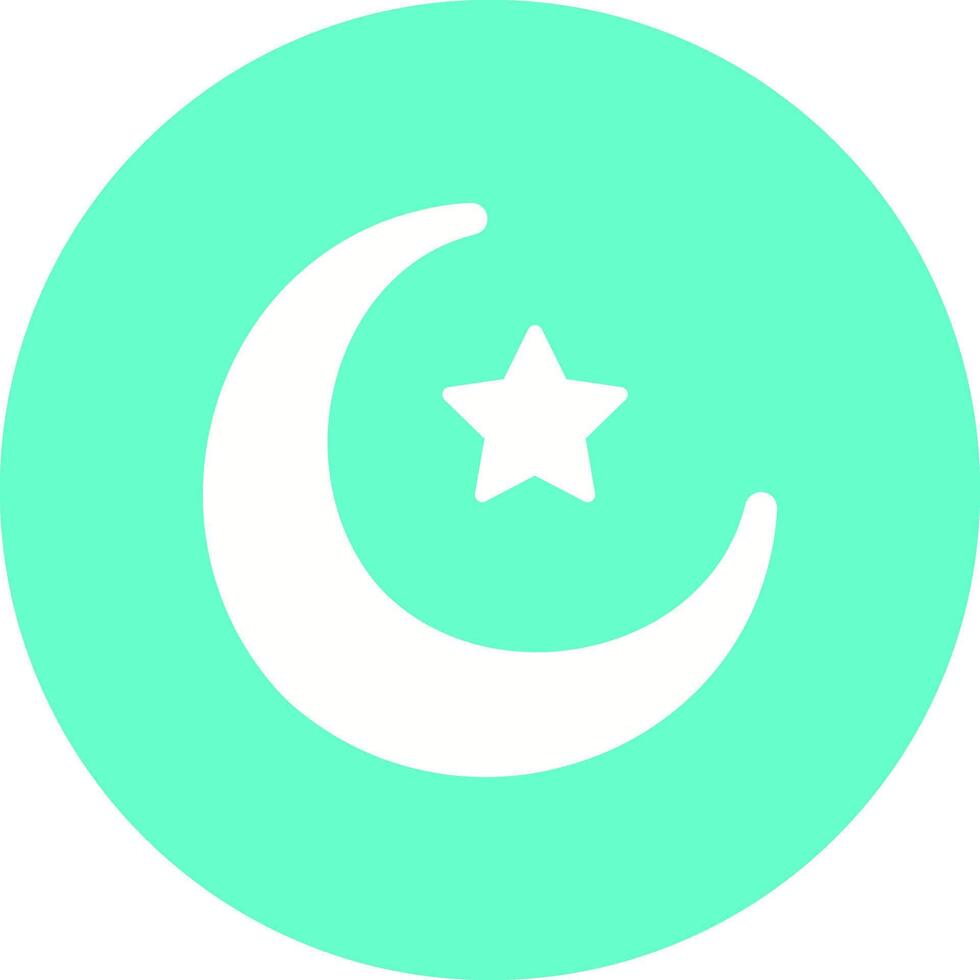 Moon and Star Vector Icon