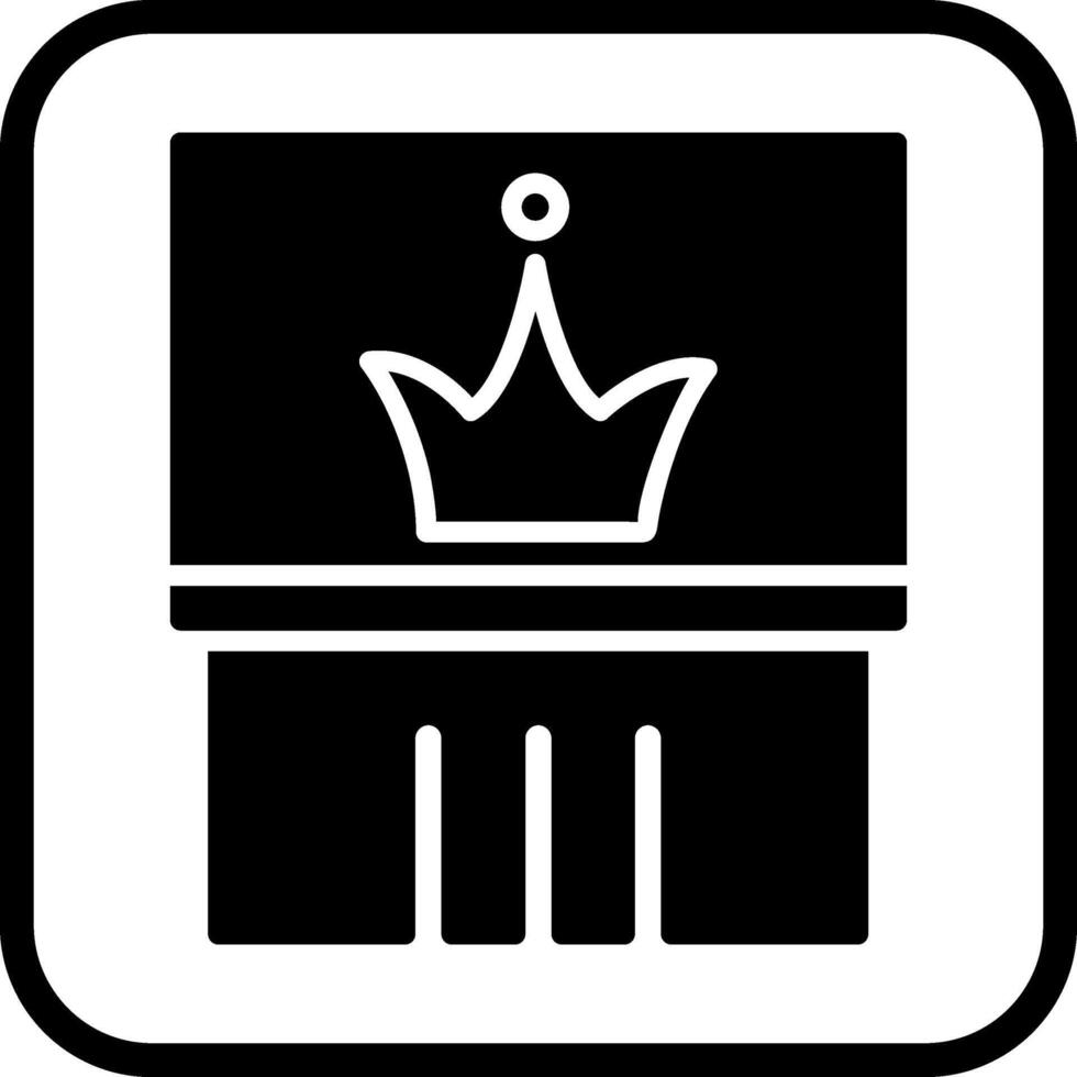 Crown Exhibit Vector Icon