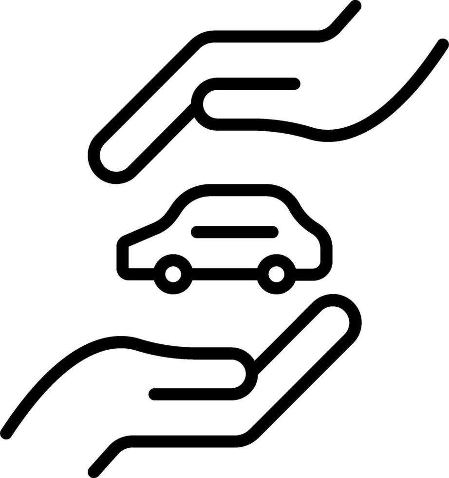 Car Insurance Vector Icon