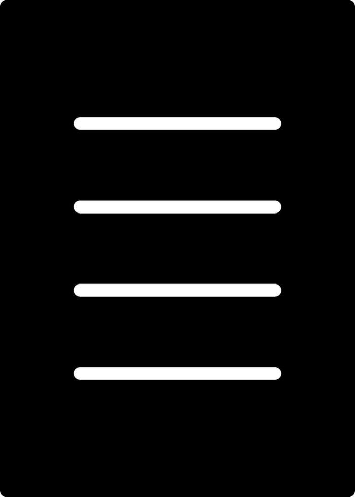 Menu Vector Icon