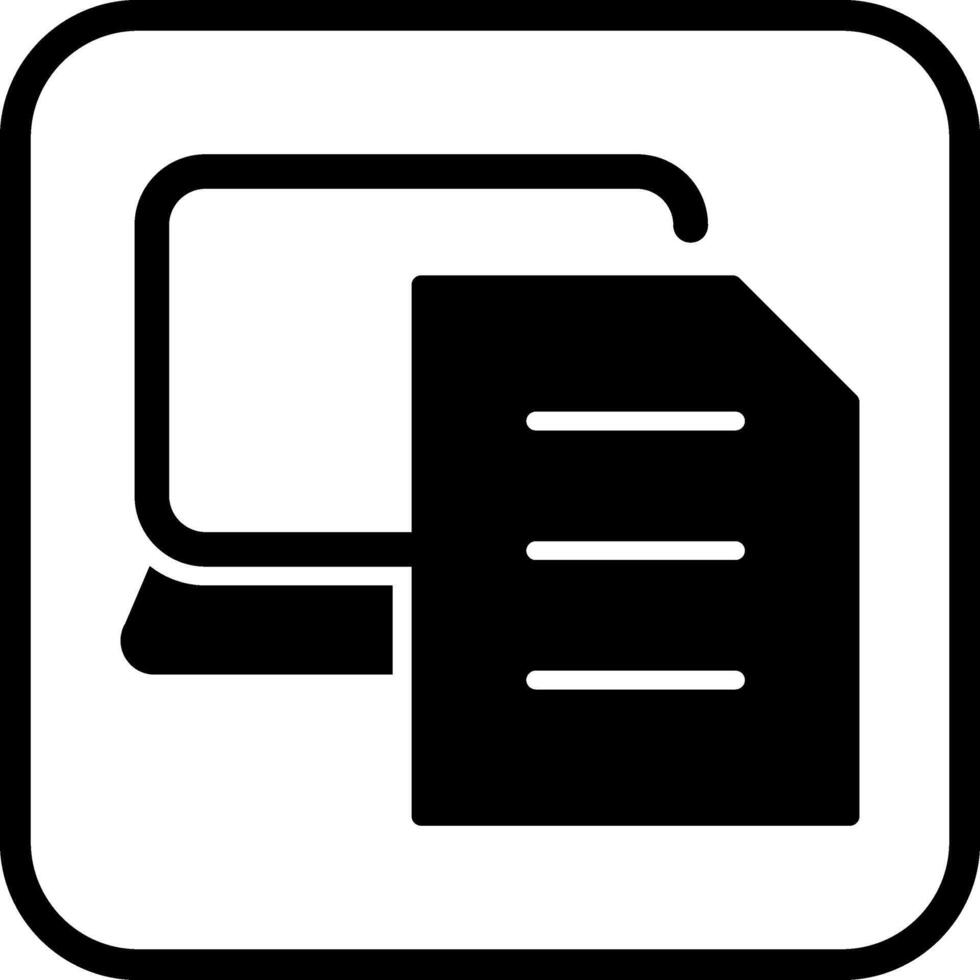 icono de vector de documento