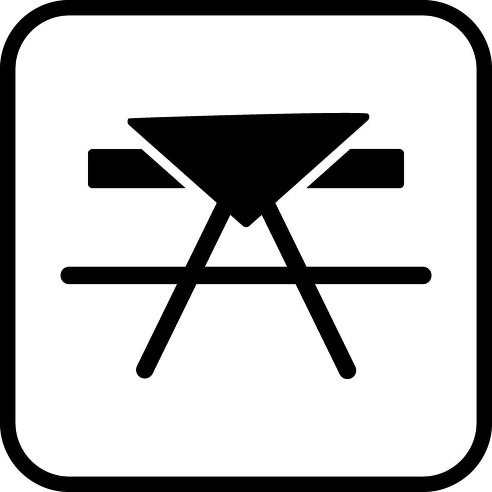 Picnic Table Vector Icon