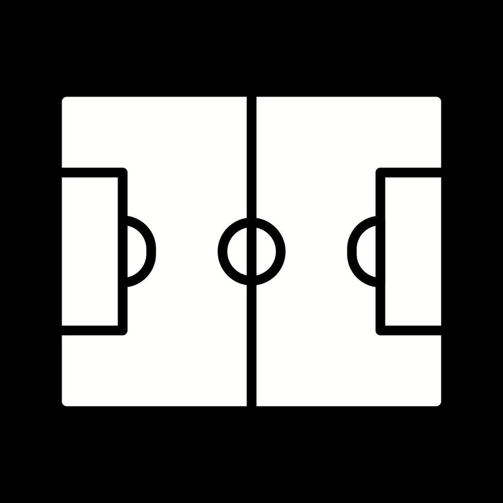 icono de vector de campo de fútbol