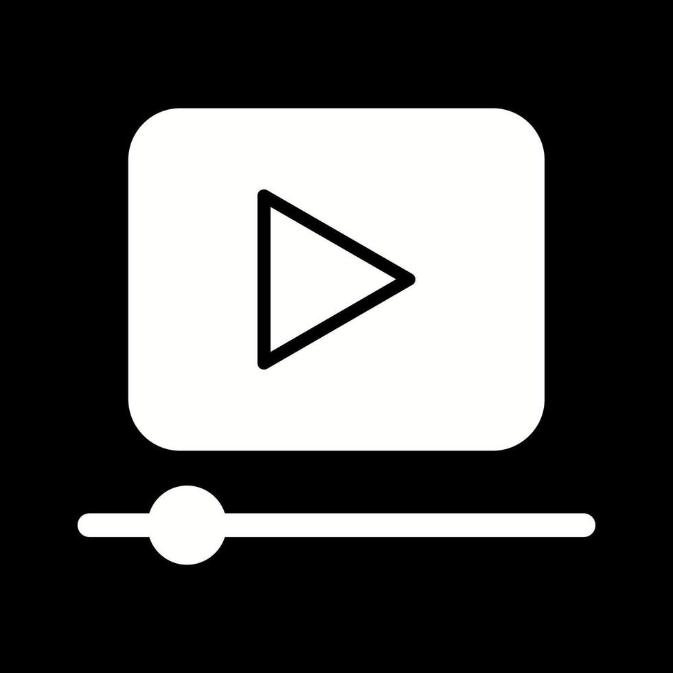 icono de vector de vídeo