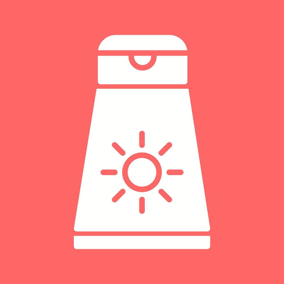 Sun Cream Vector Icon