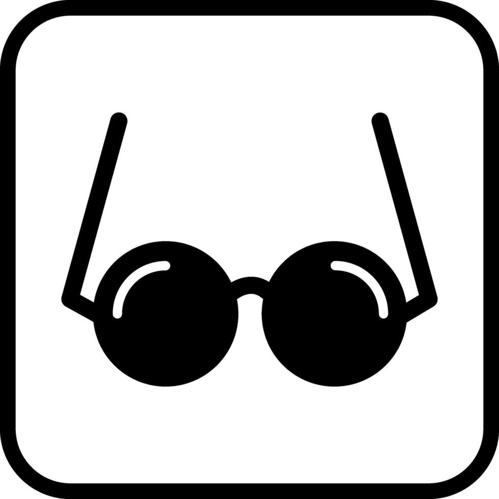 icono de vector de gafas de sol