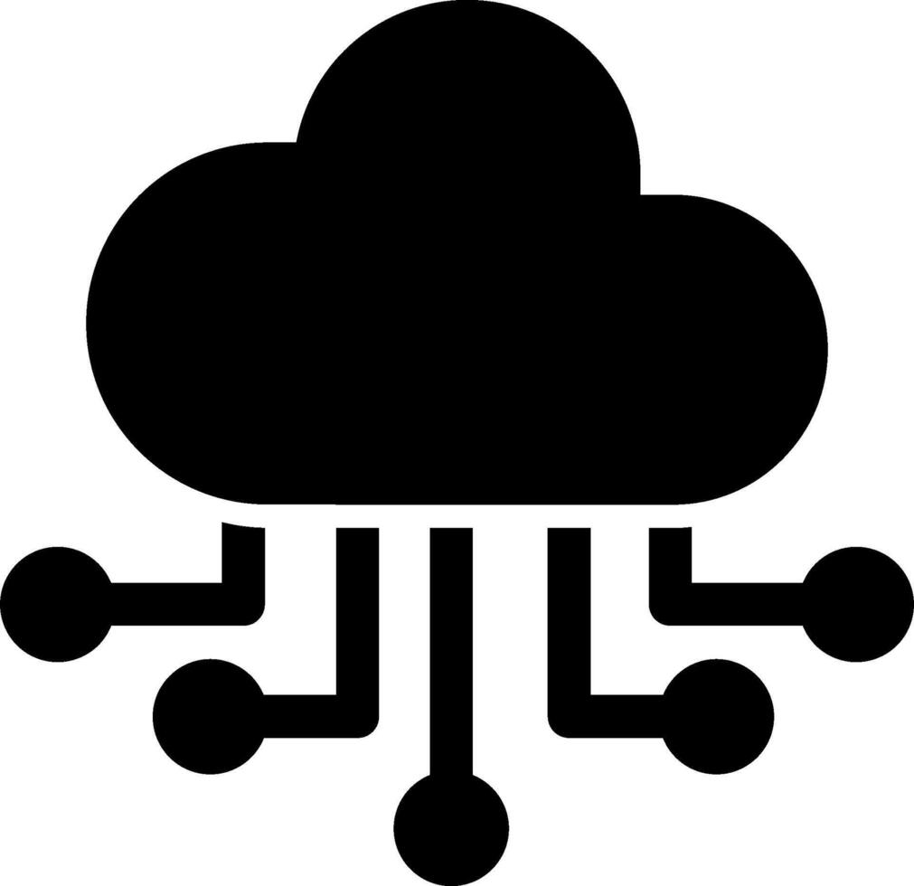 Cloud Computing Vector Icon