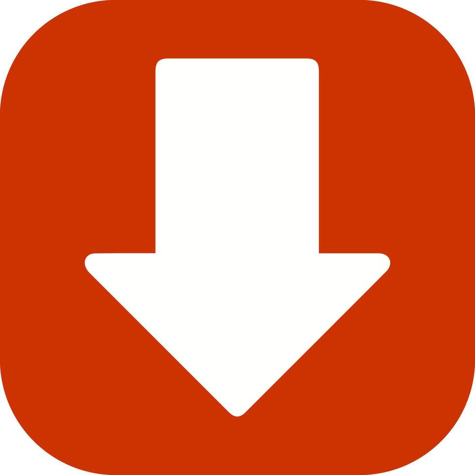 Down Vector Icon