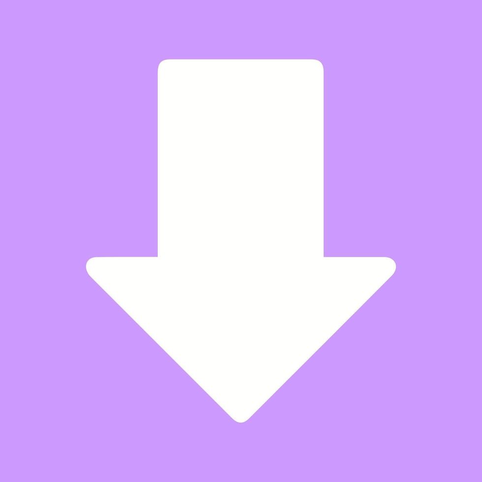 Down Vector Icon
