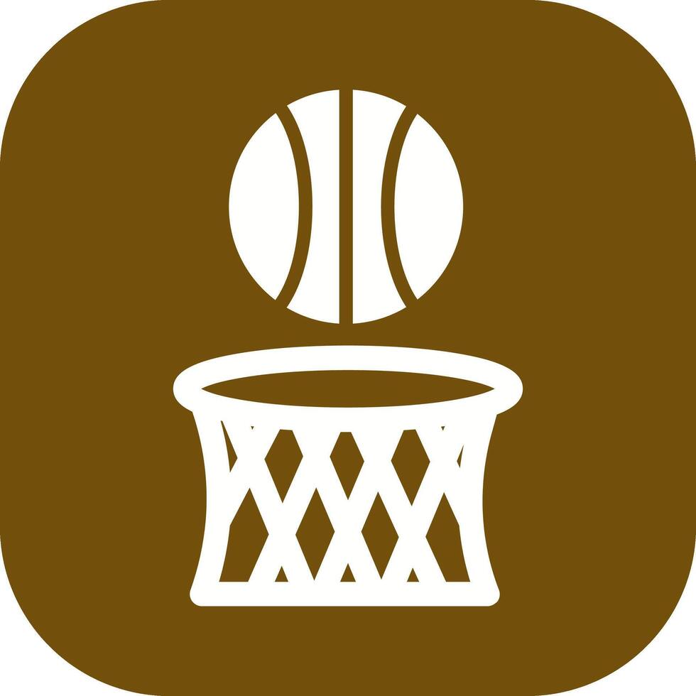 icono de vector de baloncesto