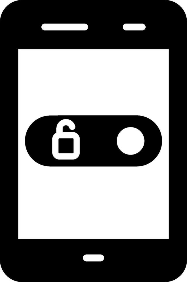 Unlock Slide Vector Icon