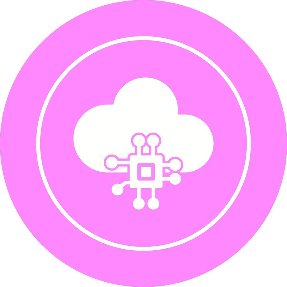 Cloud Computing Vector Icon