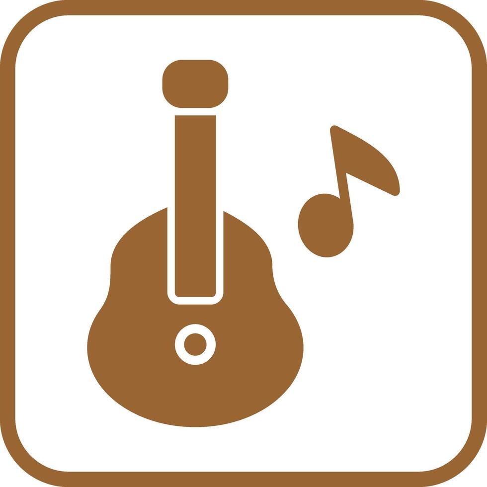 icono de vector de guitarra