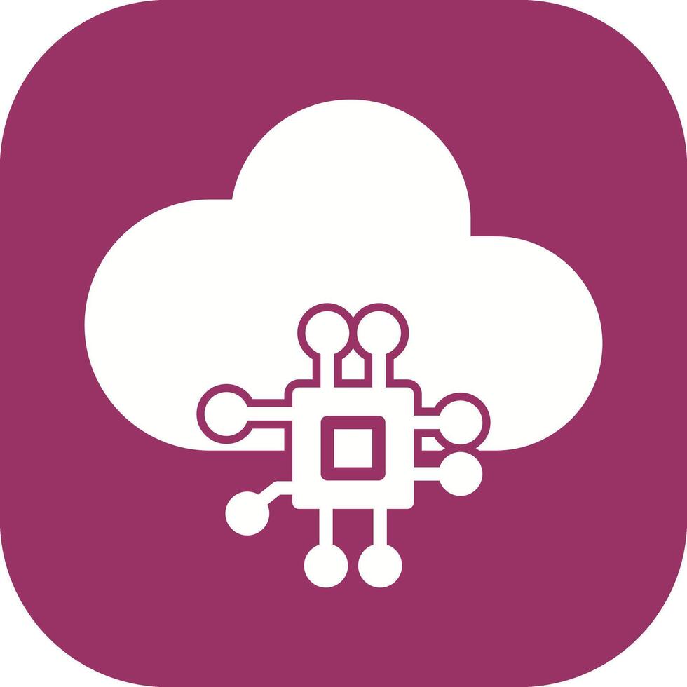 Cloud Computing Vector Icon