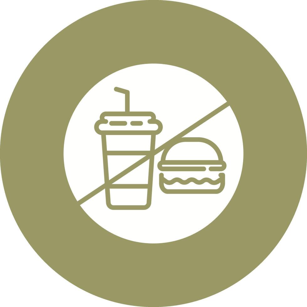 No Food Vector Icon