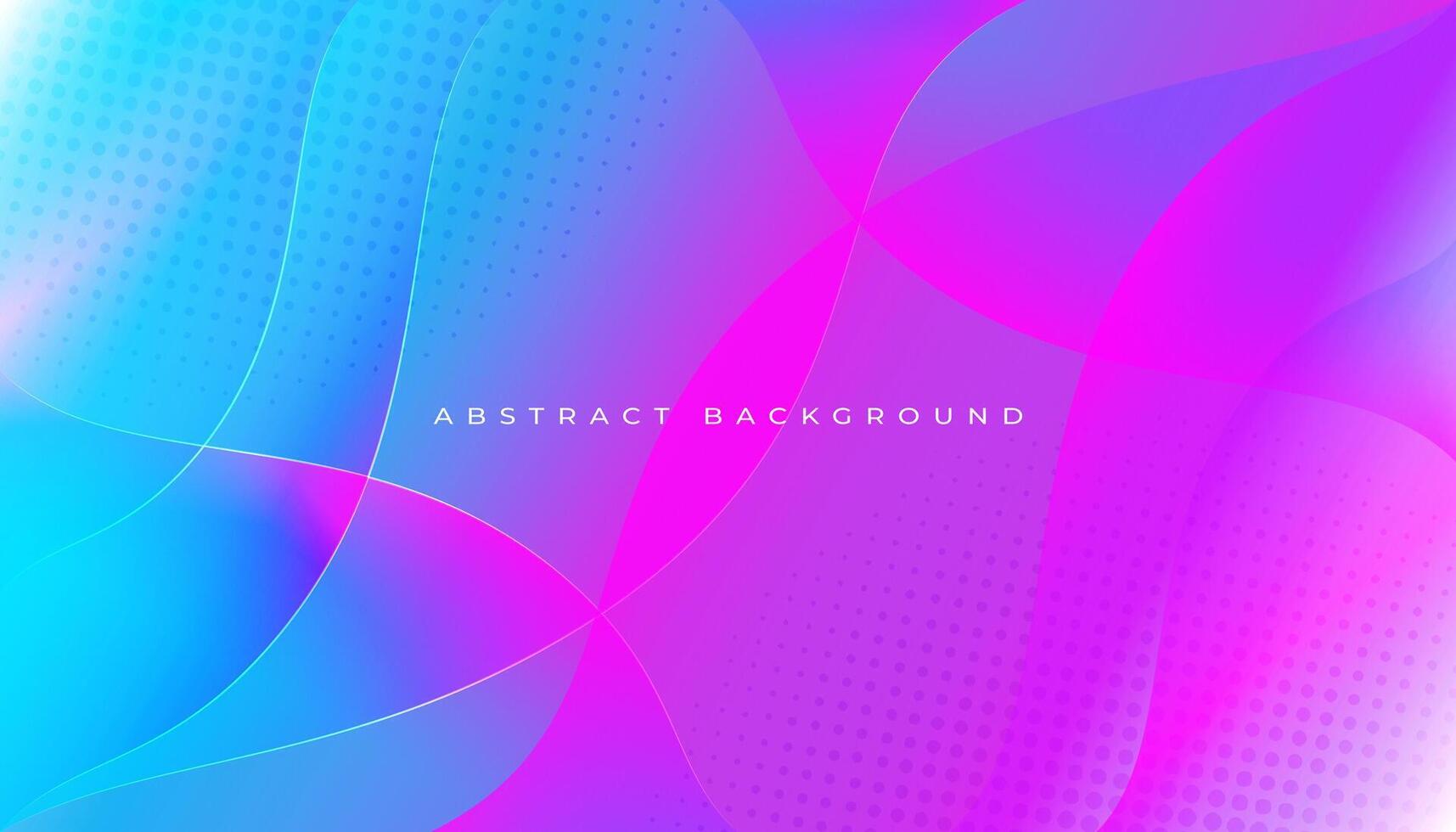 Gradient background with dynamic shapes vector