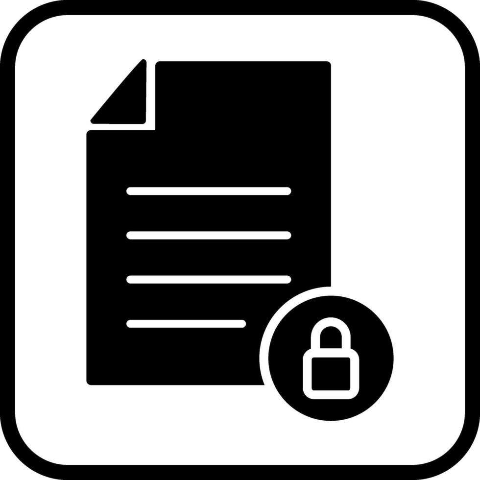 Private Document Vector Icon